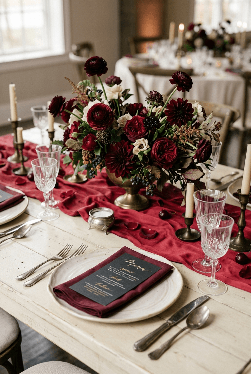 The Cherry + Cream Combo You'll See at Every 2026 Wedding