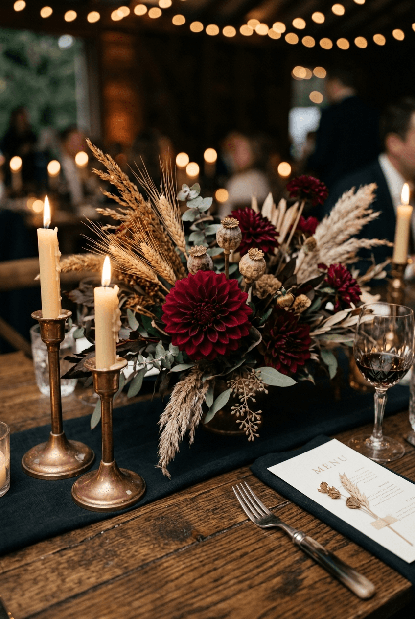 18 Fall Wedding Palettes That Aren't Burgundy and Burnt Orange