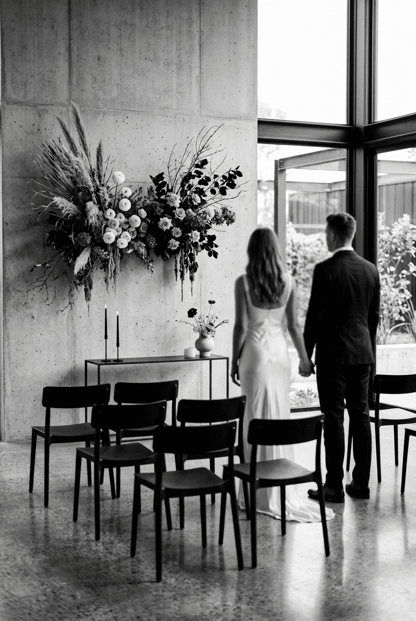 27 Modern Minimal Weddings Way More Expensive Than They Are