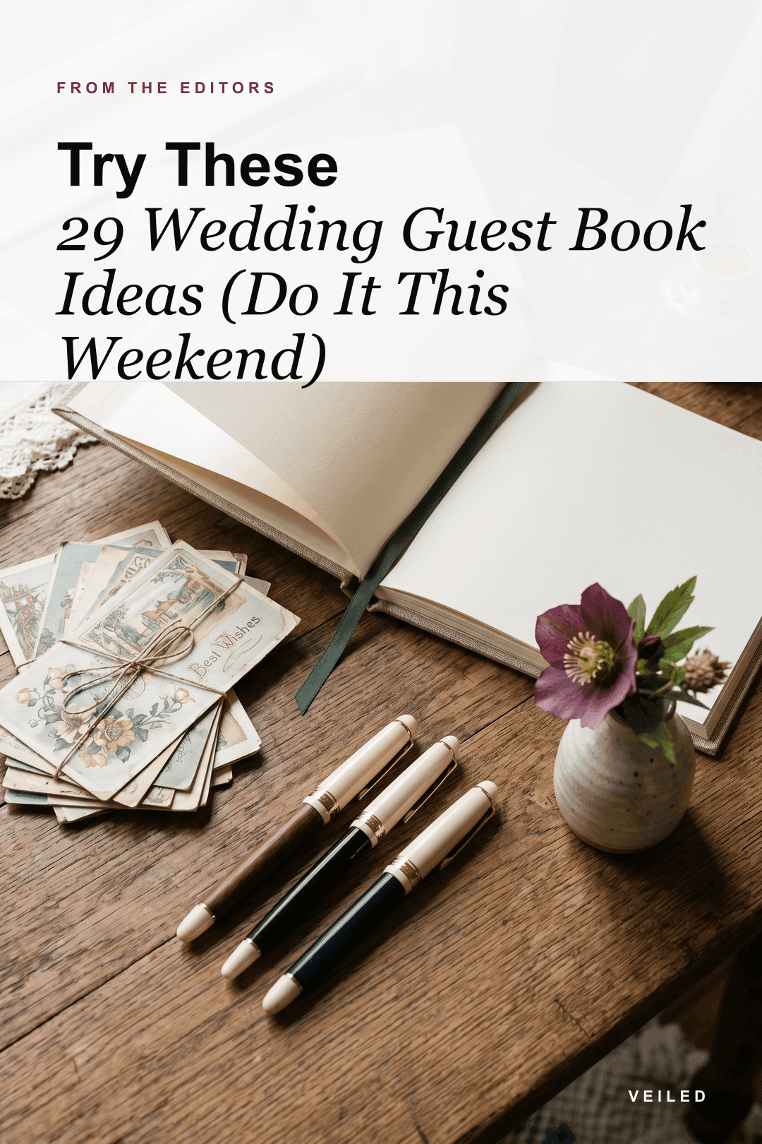 Try These 29 Wedding Guest Book Ideas (Do It This Weekend)