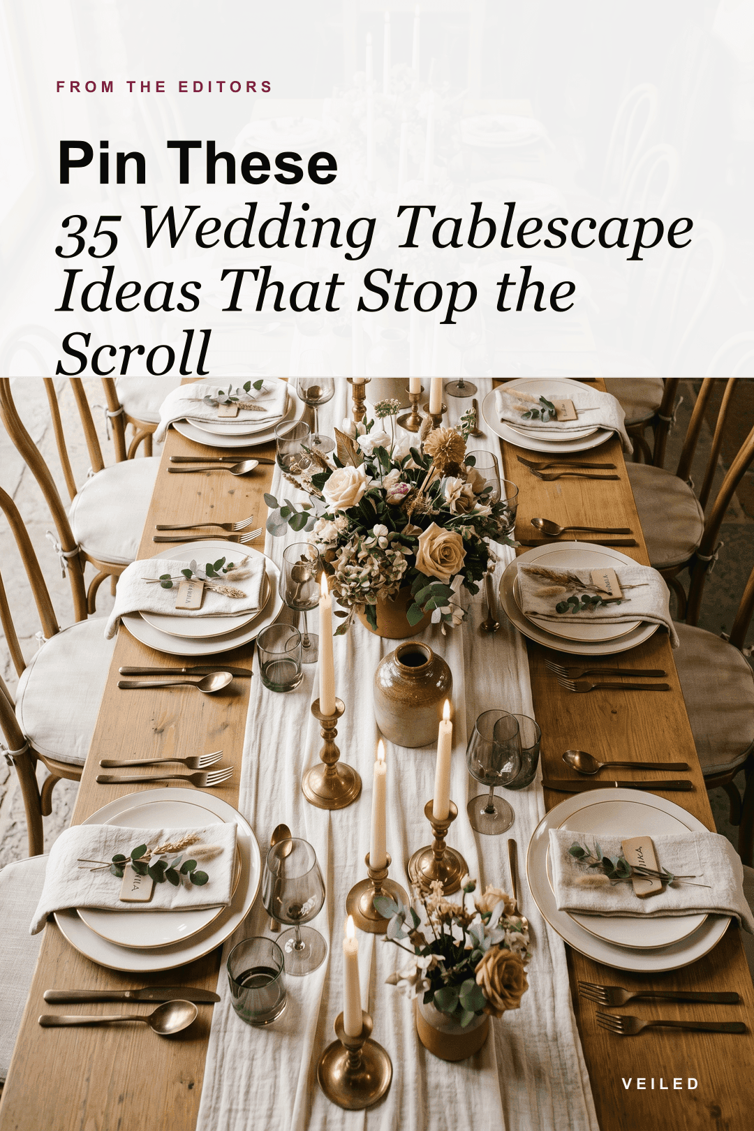 Pin These 35 Wedding Tablescape Ideas That Stop the Scroll