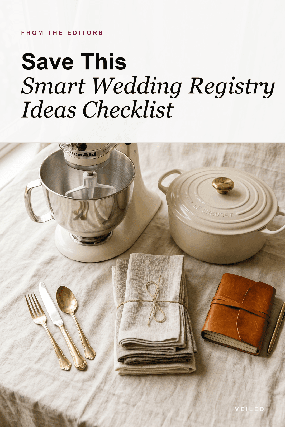 Save This Smart Wedding Registry Ideas Checklist