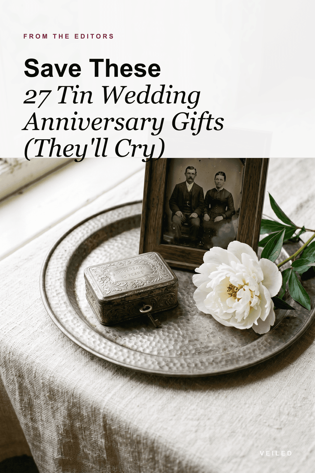 Save These 27 Tin Wedding Anniversary Gifts (They'll Cry)
